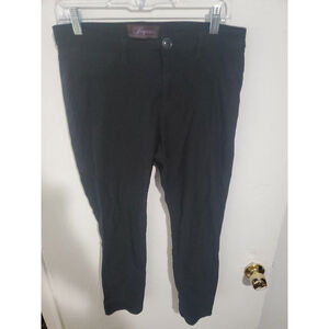Womens Joyous NWT Black Stretch Straight Leg Five Pocket Pants Size 18